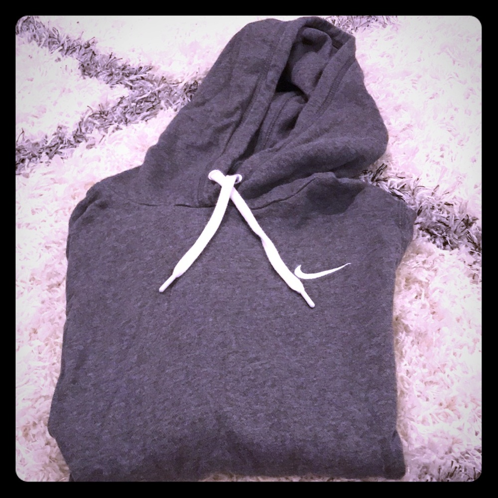 Medium dark gray hoody by Nike
